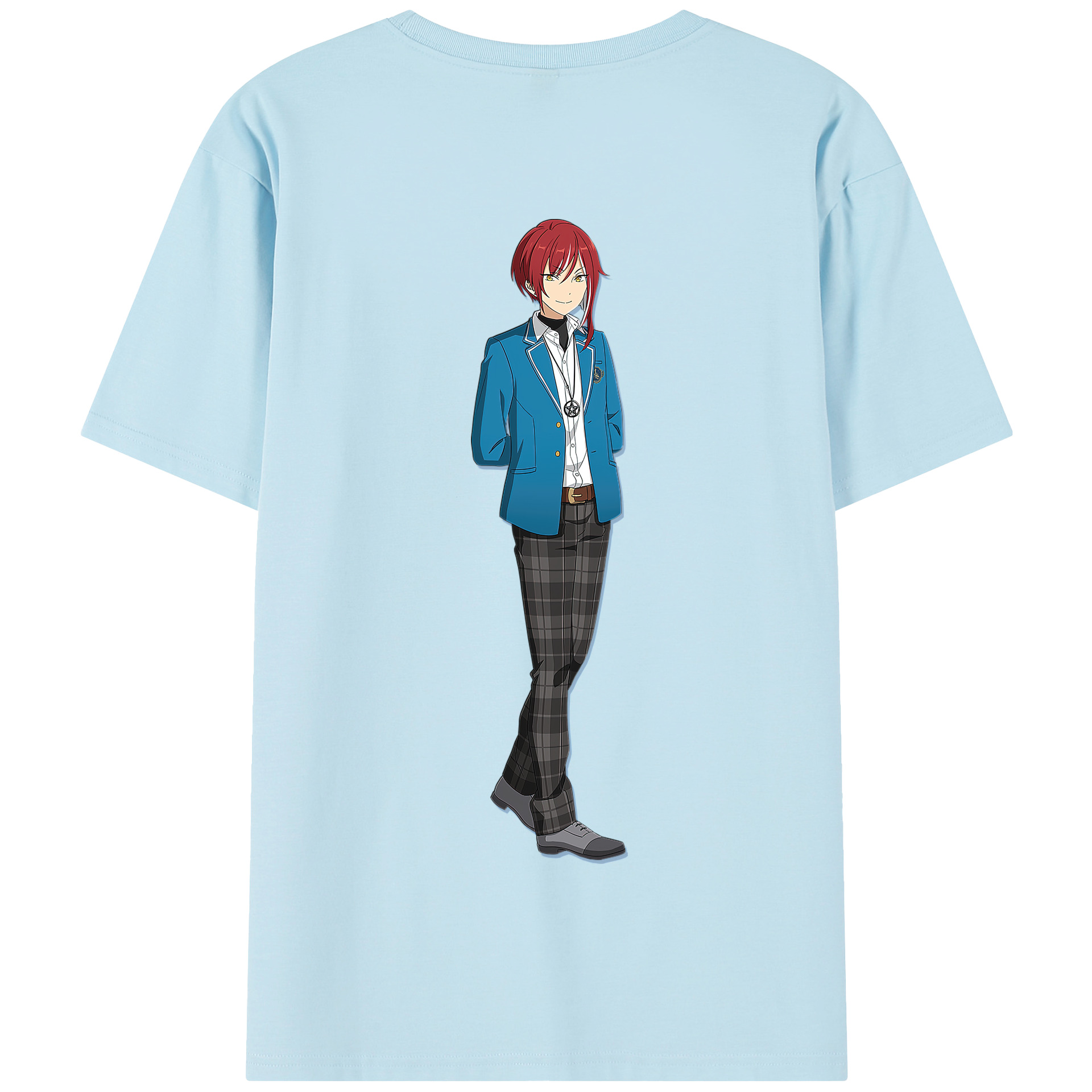 （画像用） あんさんぶるスターズ! Ensemble Stars 綿100％半袖Tシャツ（背面プリント）